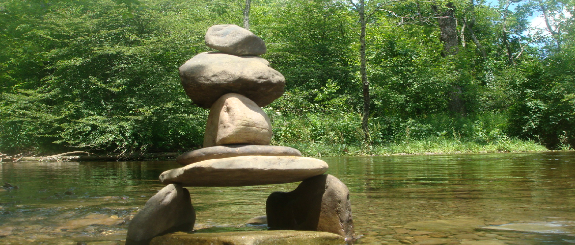 MY FIRST ROCK STACKING